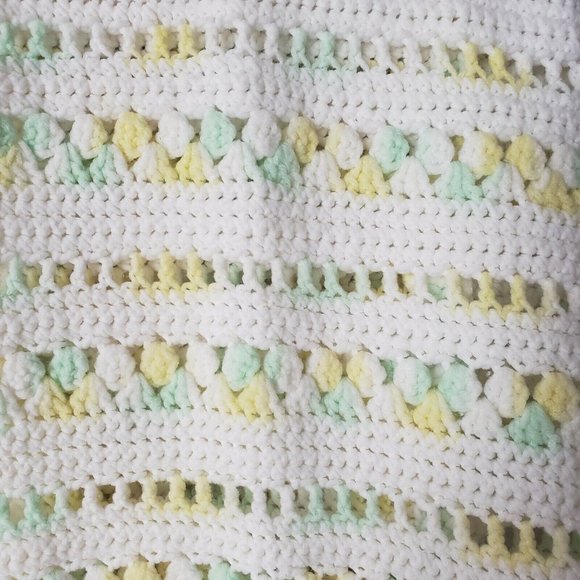 Vintage Baby Toddler Crib Throw Blanket Unisex - Picture 2 of 5